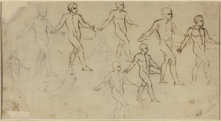 Studies of a Sower (Illustration for Thomson's _Seasons_) by Thomas Stothard