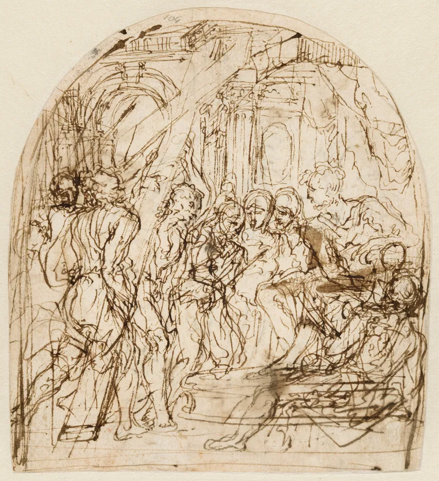 Christ Carrying the Cross by Italian 17th Century