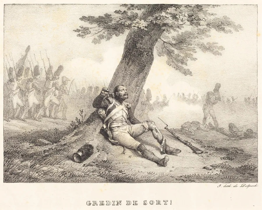 Gredin de Sort!... by Horace Vernet