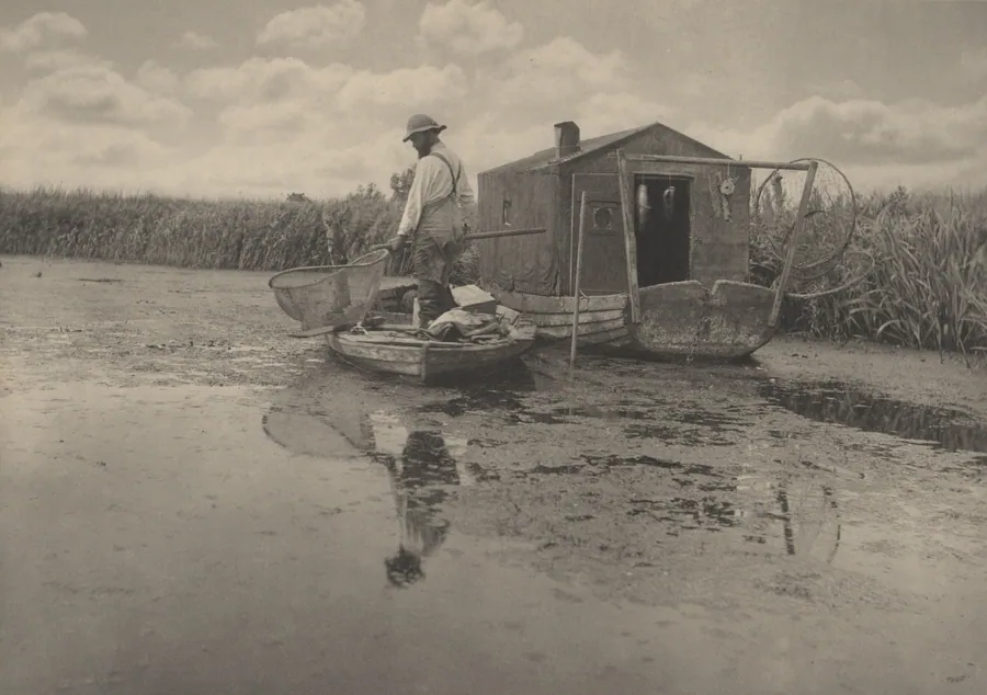An Eel-Catcher's Home by Peter Henry Emerson
