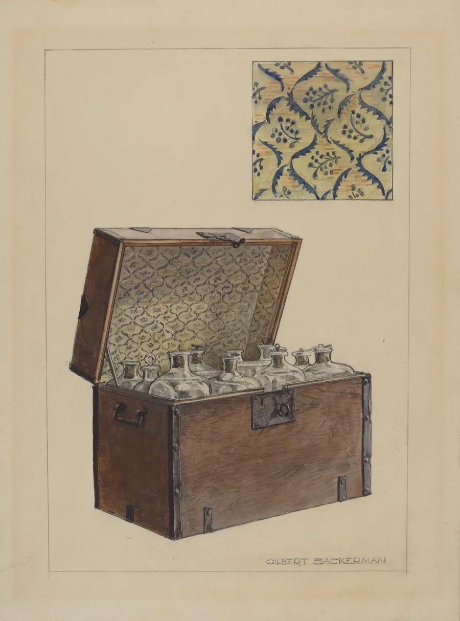 Medicine Bottle Chest by Gilbert Sackerman
