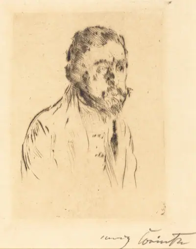 Bildnisstudie H. St. (Portrait Study of H. St.)