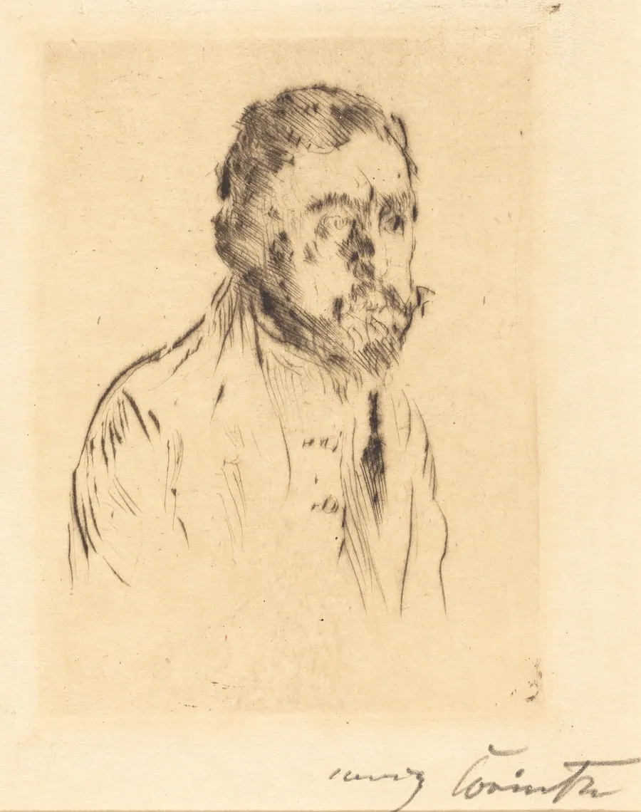 Bildnisstudie H. St. (Portrait Study of H. St.) by Lovis Corinth