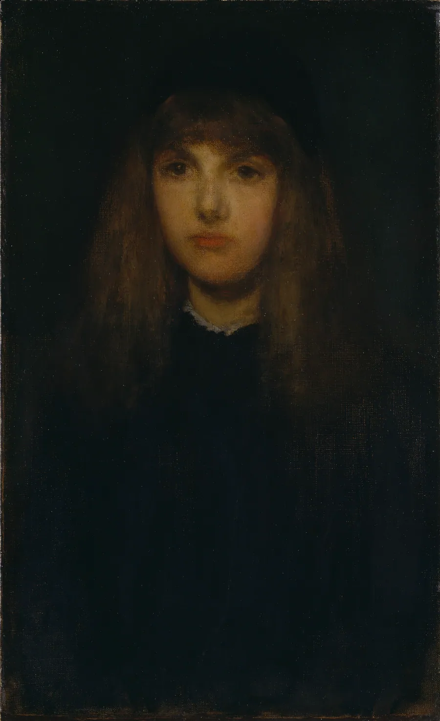 Girl in Black (Pouting Tom) by James Abbott McNeill Whistler, American, b. Lowell, Massachusetts, 1834–1903