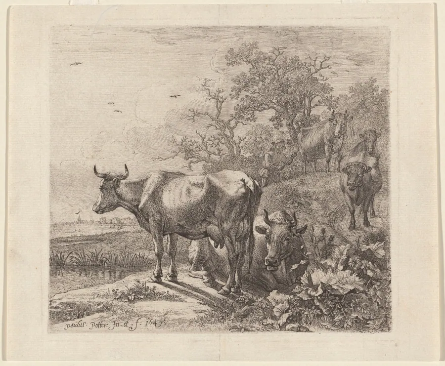 The Cowherd by Paulus Potter