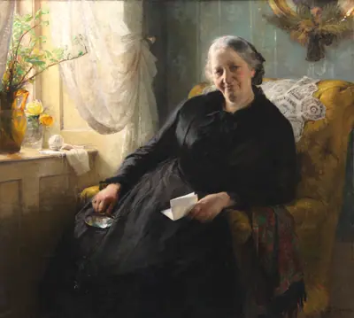 Portræt af Cecilie Trier, f. Melchior