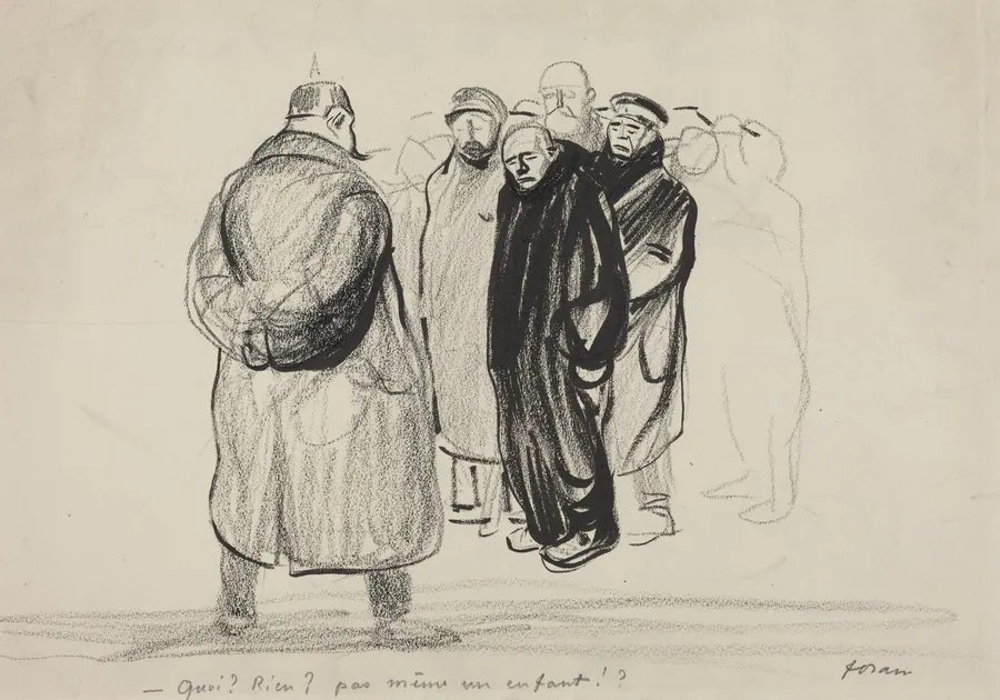 Bredouilles,  l'Equipage d'un Zeppelin by Jean-Louis Forain