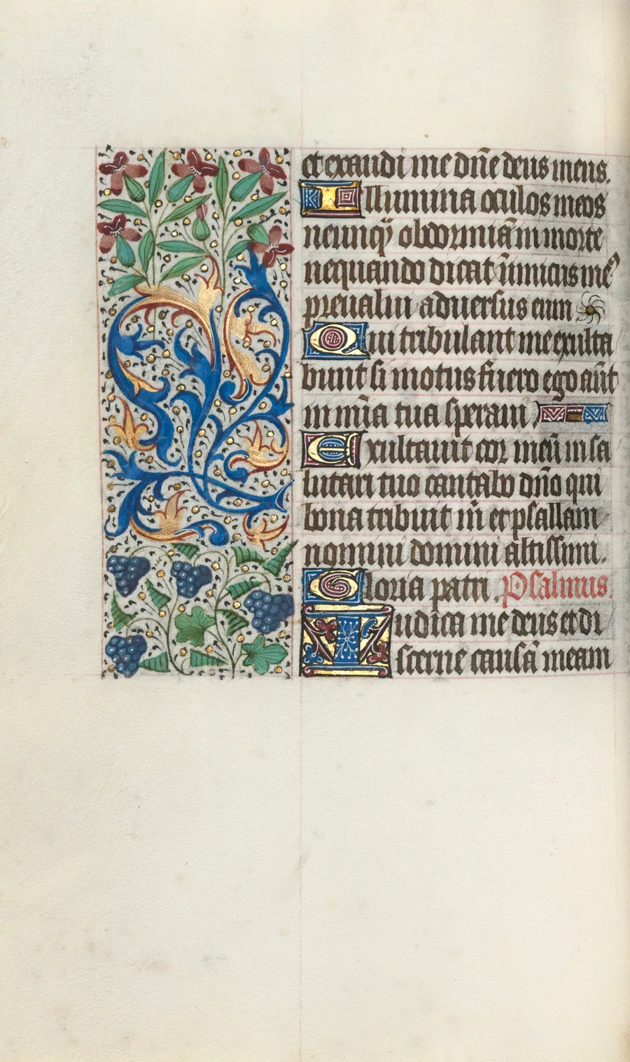 Book of Hours (Use of Rouen): fol. 75v by Master of the Geneva Latini
