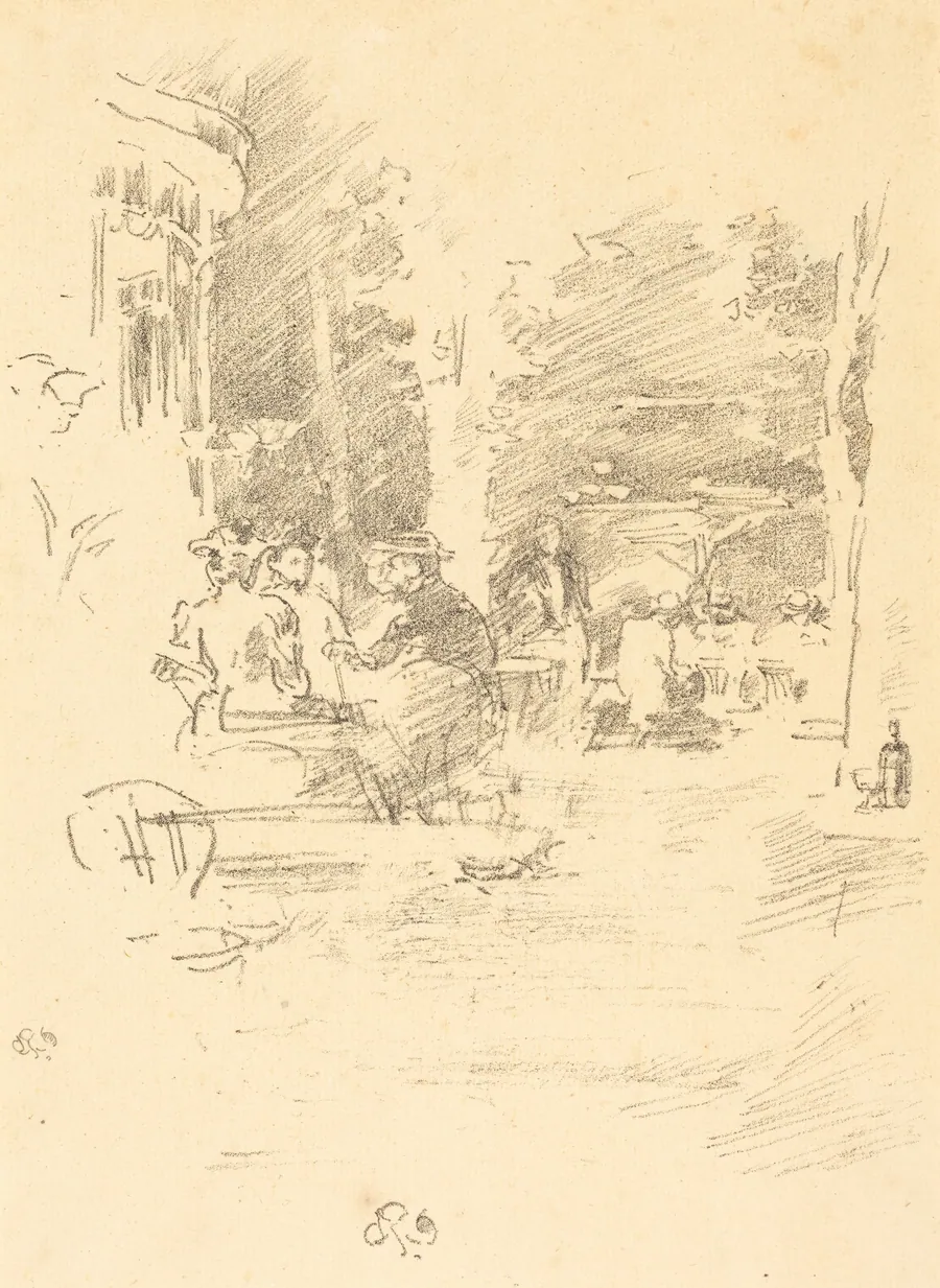 The Little Café au Bois by James McNeill Whistler