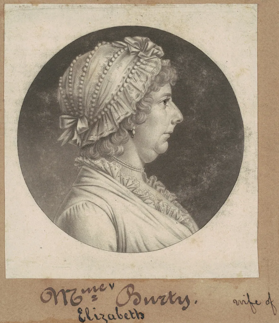 Elizabeth May Busti by Charles B. J. Févret de Saint-Mémin