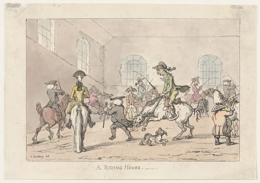 A Riding House by Henry William Bunbury