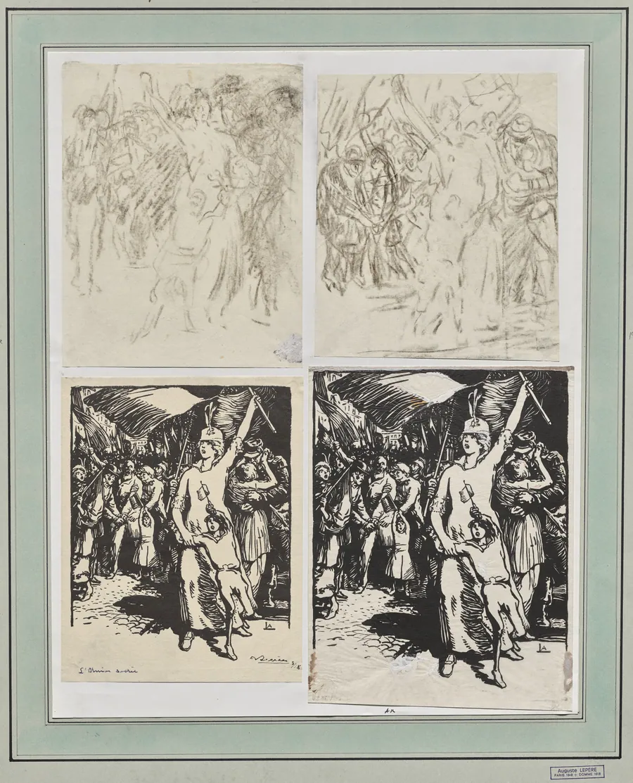 L'Union sacrées by Auguste Louis Lepère