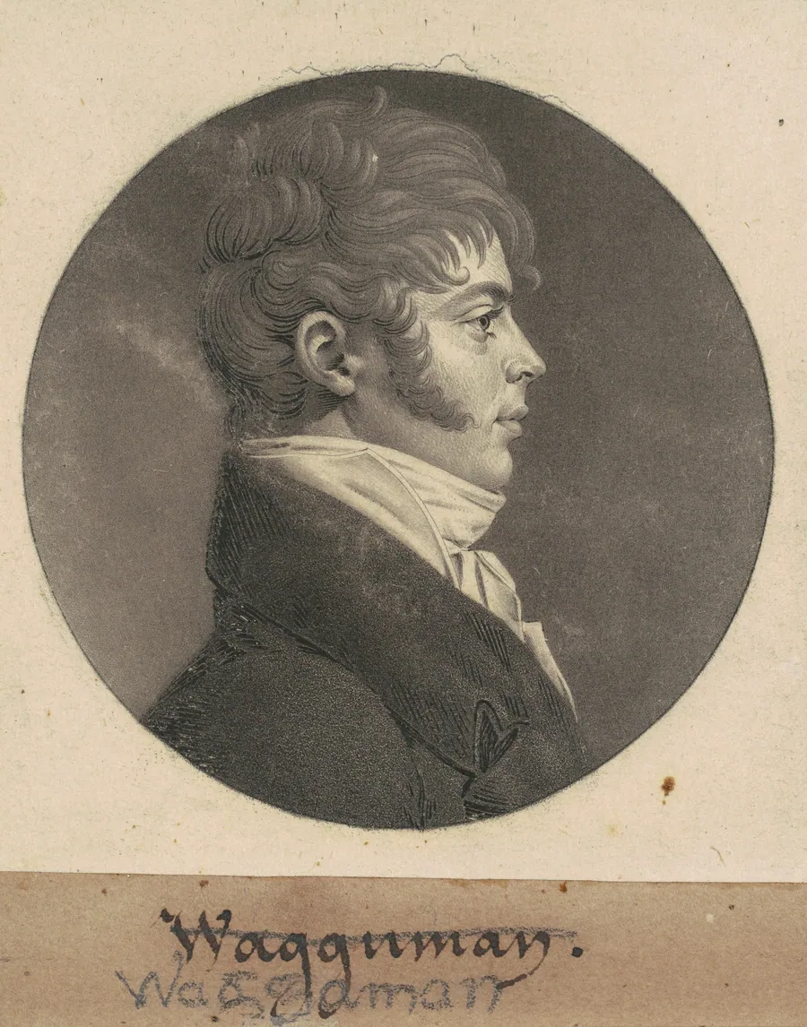 Thomas Ennalls Waggaman by Charles B. J. Févret de Saint-Mémin