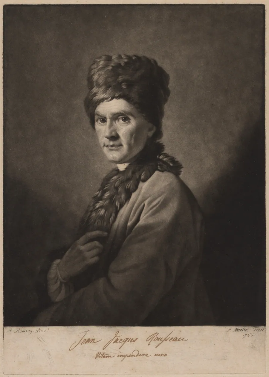 Jean Jacques Rousseau by David Martin