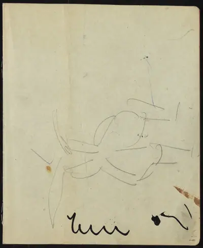 Dancers and Performers  (Page from a Sketchbook)