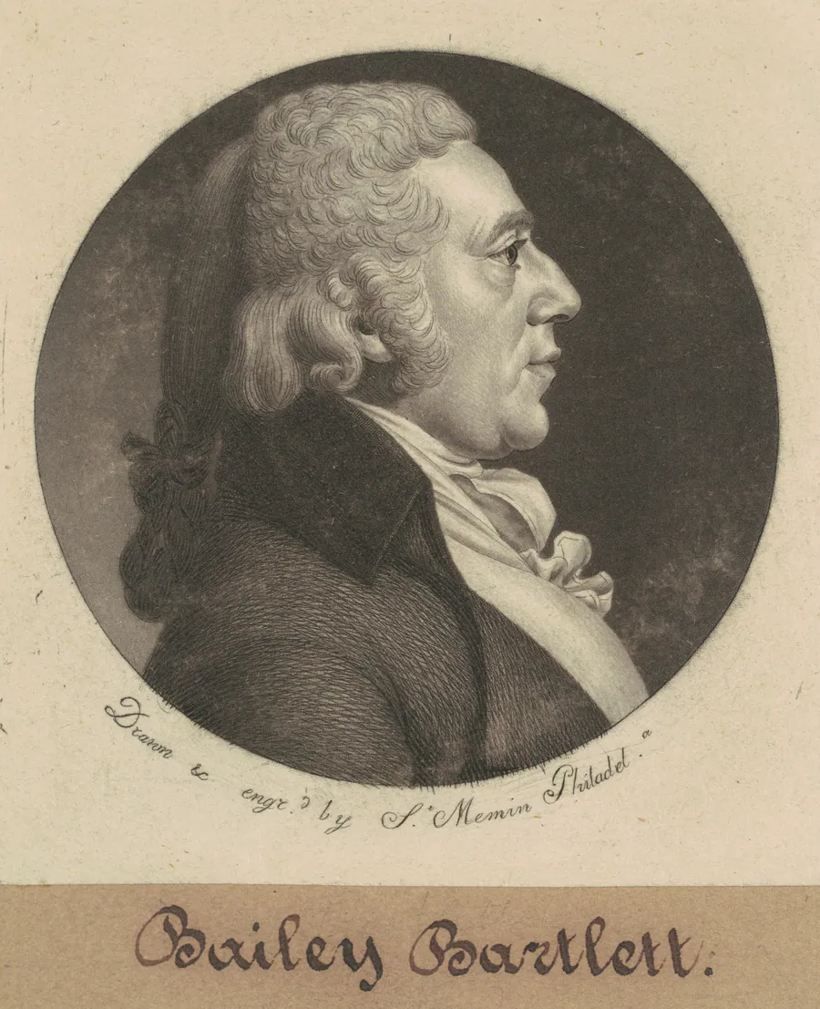 Bailey Bartlett by Charles B. J. Févret de Saint-Mémin