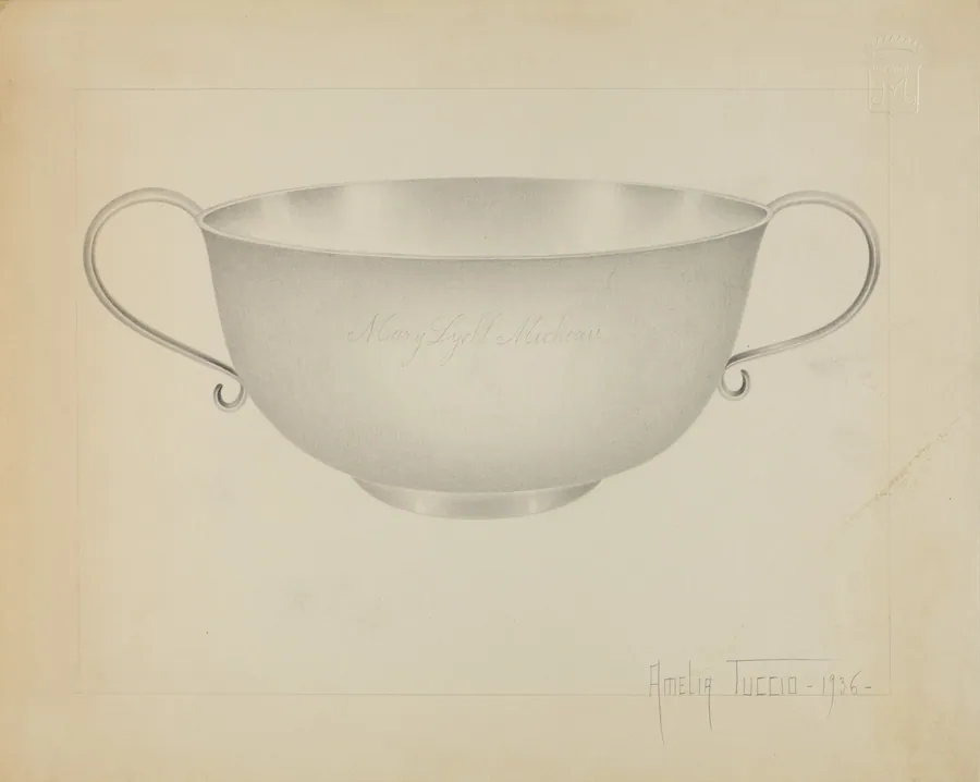 Silver Bowl by Amelia Tuccio