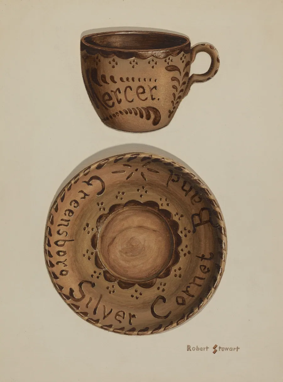 Cup and Saucer by Robert Stewart