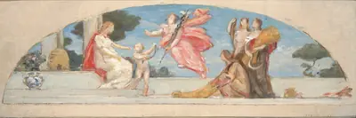 Study for mural, Union Trust Company Building, "The Sources of Wealth"