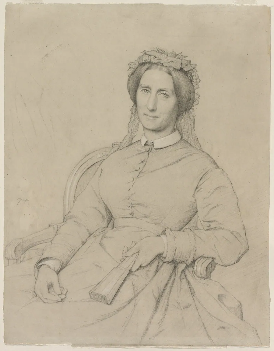 Madame Hippolyte Flandrin (Aimée Ancelot) by Jean-Paul Flandrin