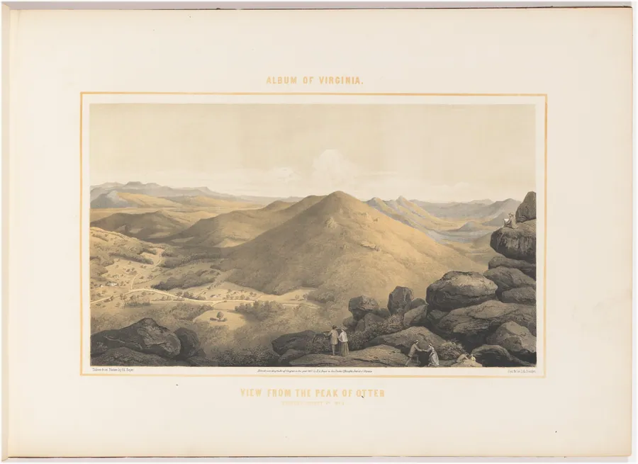View from the Peak of Otter, No. 2 by Woldemar Rau