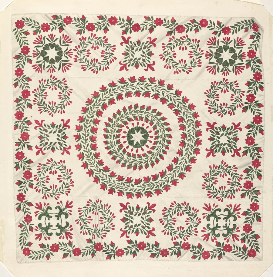 Bedspread by Margaret Concha