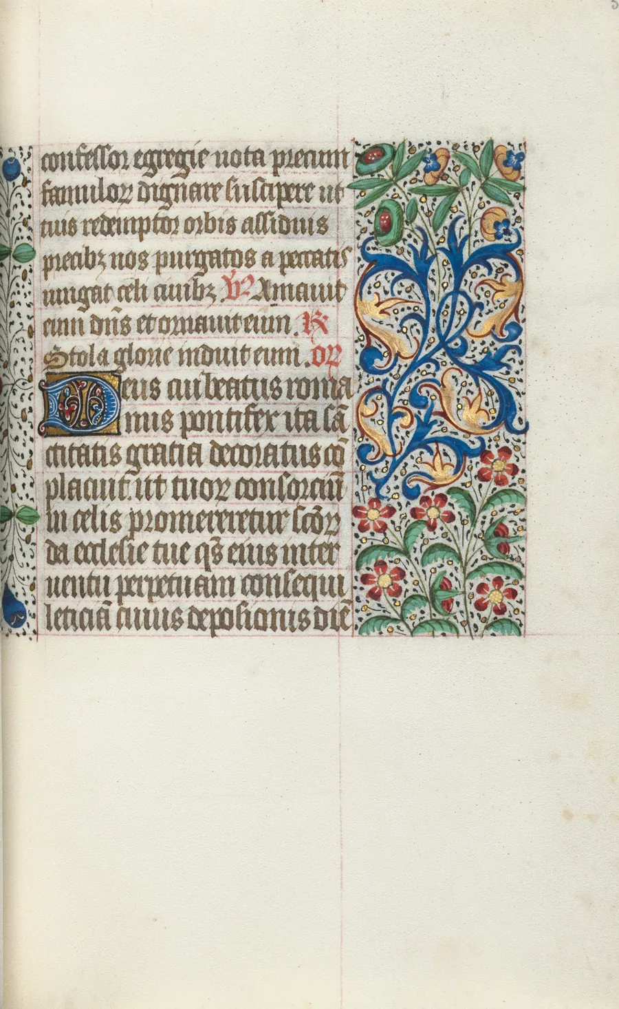 Book of Hours (Use of Rouen): fol. 53r by Master of the Geneva Latini