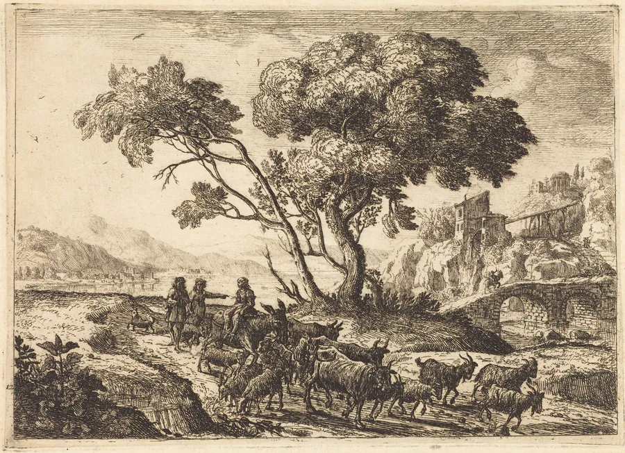Departure for the Fields by Claude Lorrain