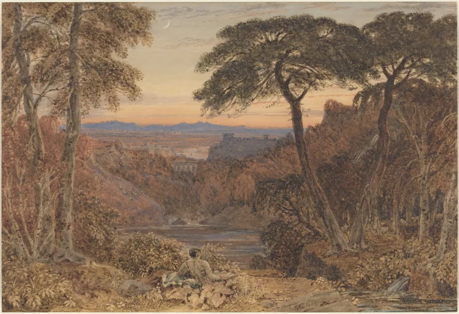 An Arcadian Landscape by George Barret, Jr.