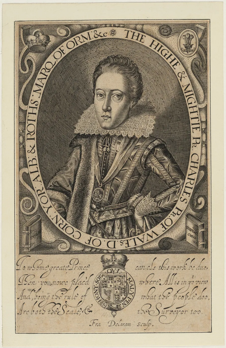 Charles I, as Prince of Wales by Francis Delaram