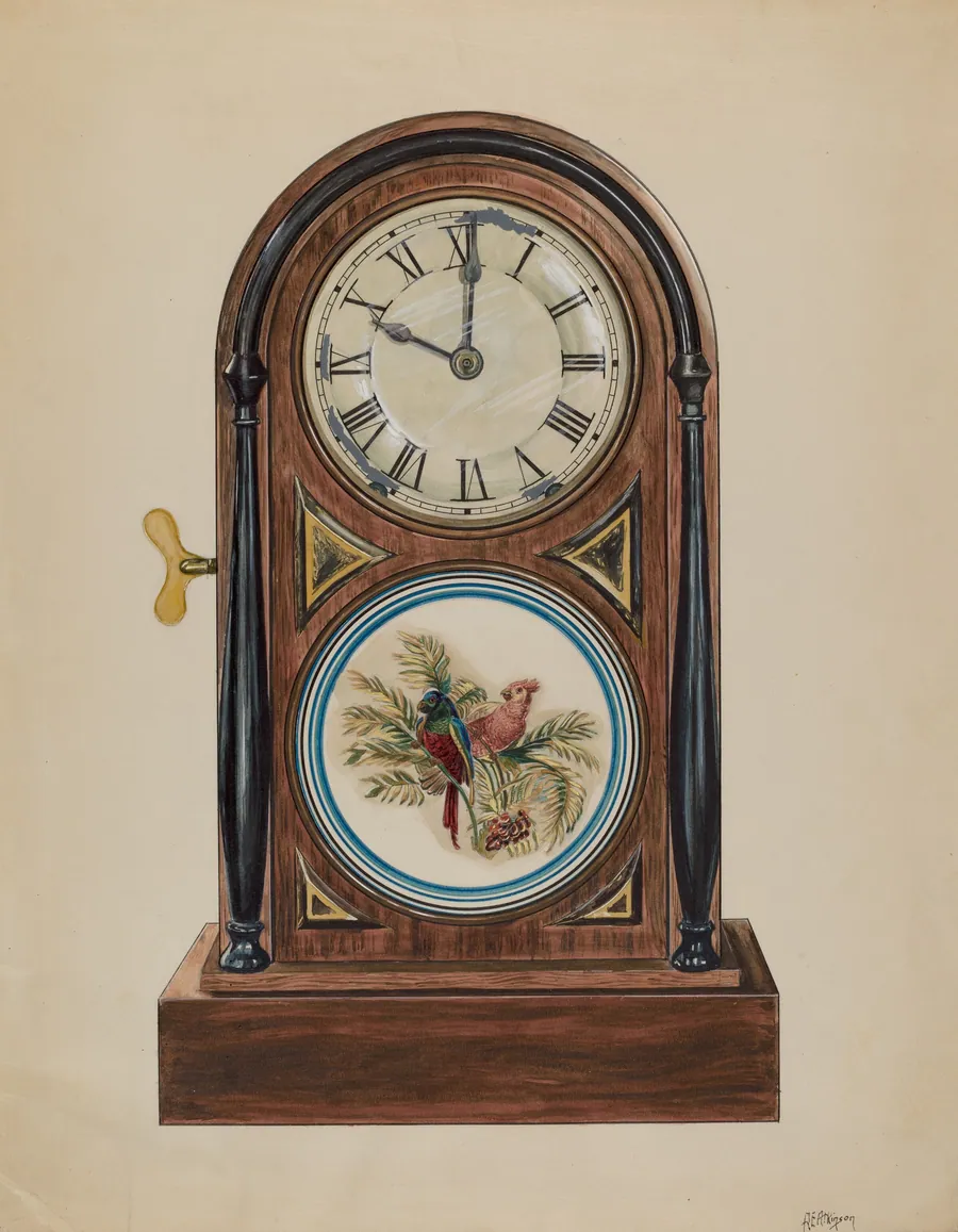 Mantel Clock by Ralph Atkinson