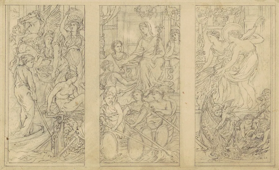 Study for "Commerce" by John La Farge