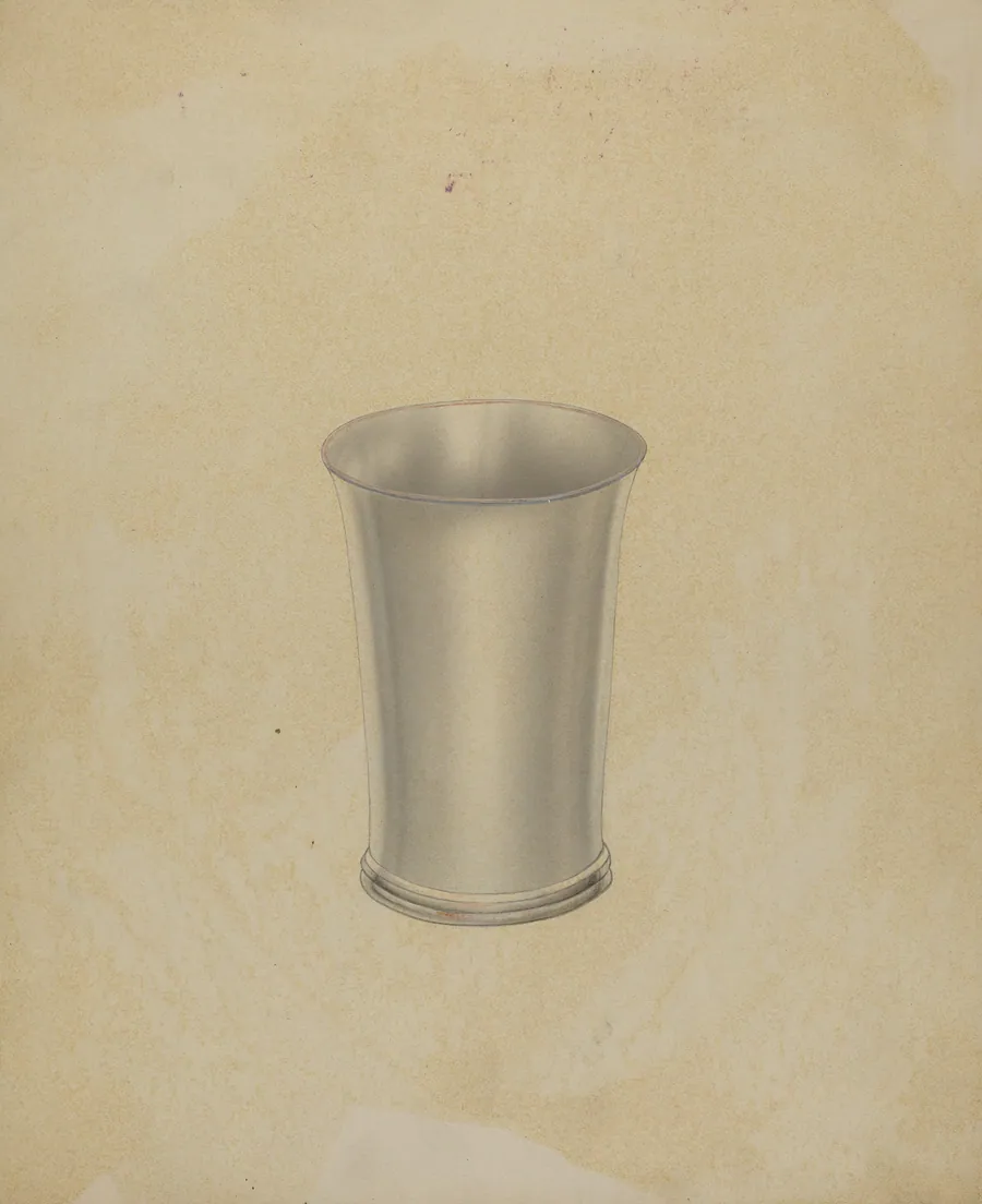 Pewter Drinking Cup by Winslow Rich