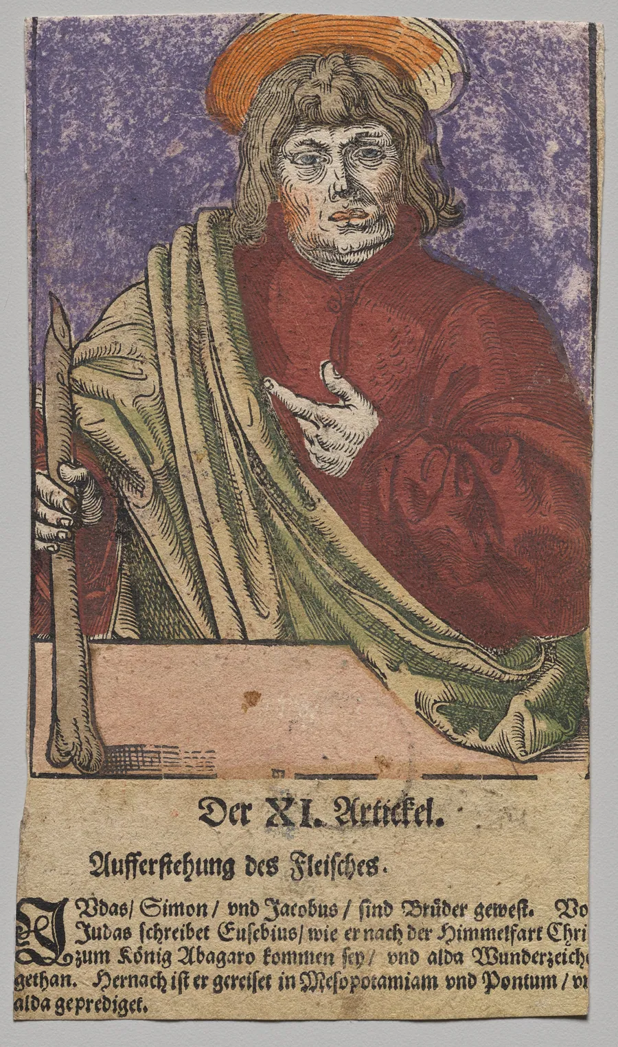 Jude from Christ, the Apostles, and Saint Paul by Lucas Cranach the Elder, After