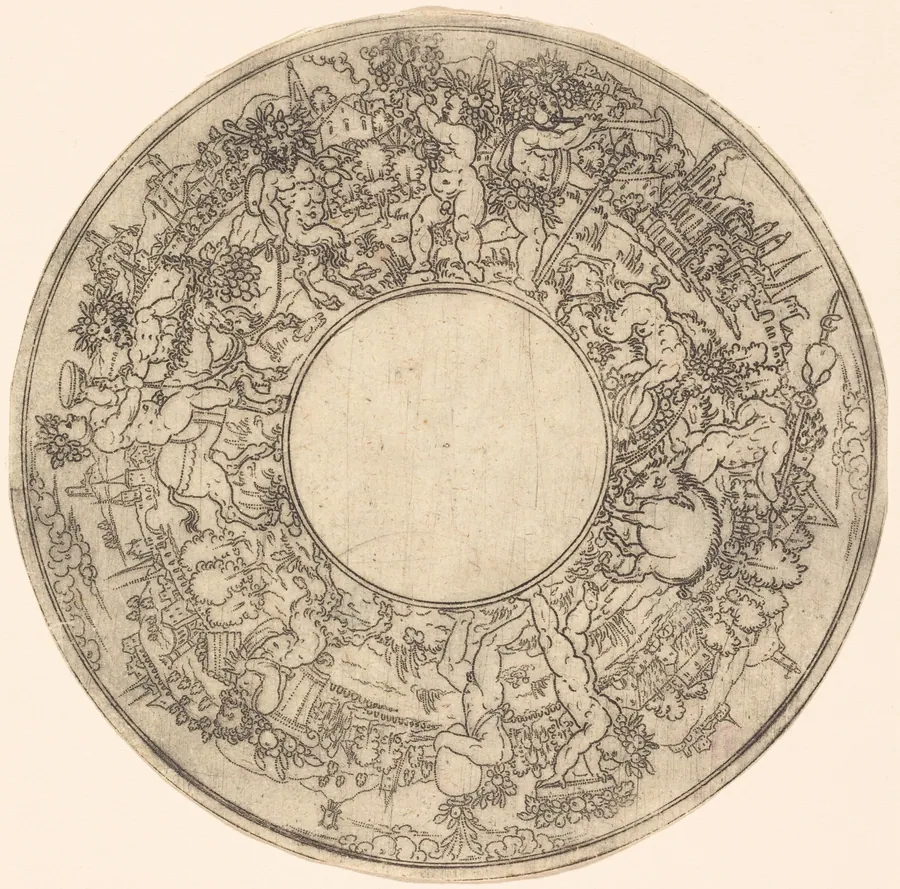 Triumphal Procession of Bacchus by Jonas Silber