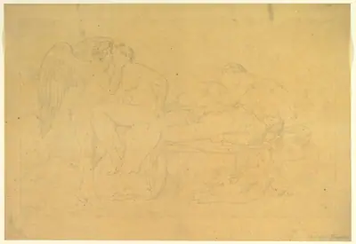Mythological Scene, from the Legend of Cupid and Psyche