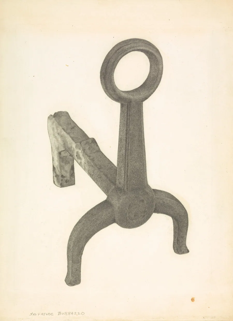 Andiron by Salvatore Borrazzo