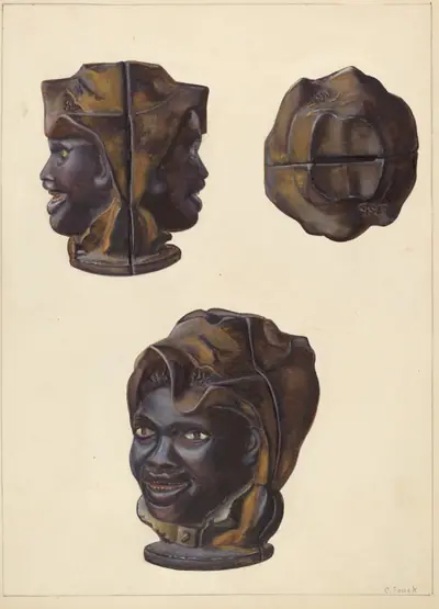 Double Faced Negro Head Bank