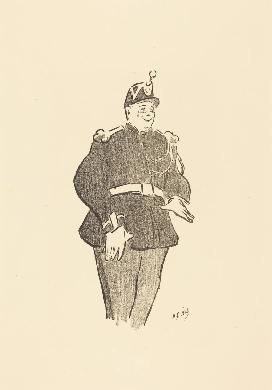 Gendarme by Henri-Gabriel Ibels