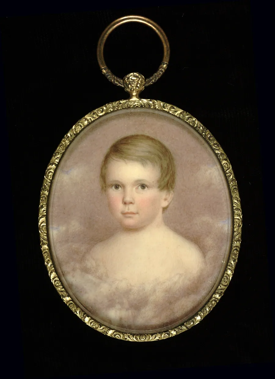 Singleton van Buren as a Child by John Carlin, born Philadelphia, PA 1813-died New York City 1891
