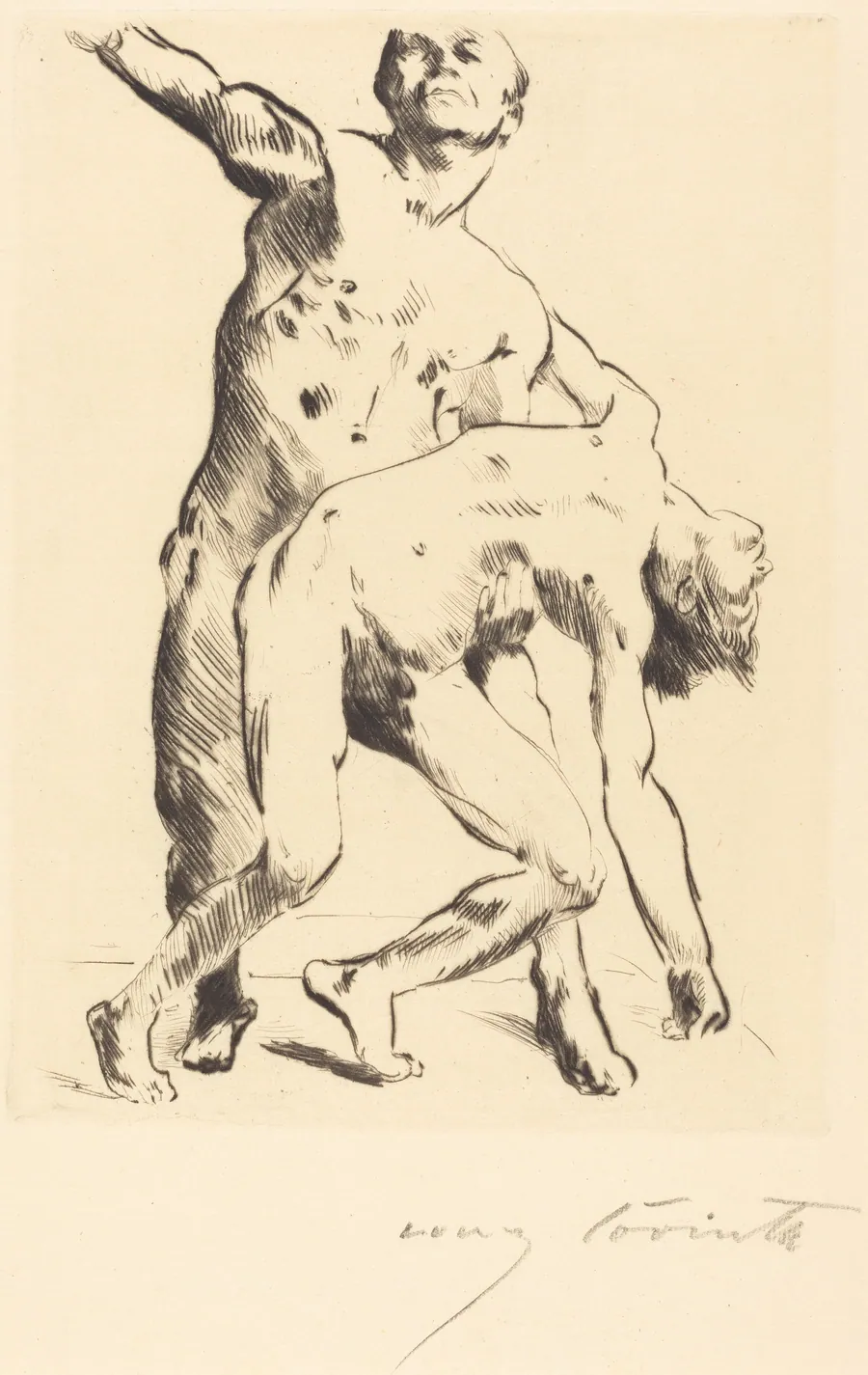 Odysseus und die Freier (Odysseus and the Suitor) by Lovis Corinth