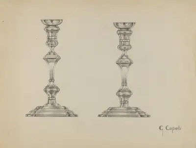 Silver Candlesticks