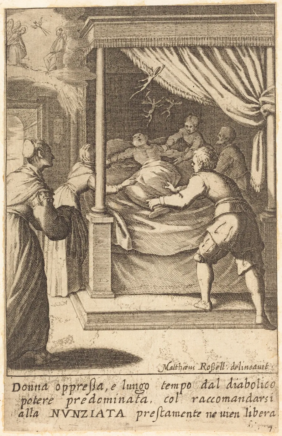 The Oppressed Woman by Jacques Callot