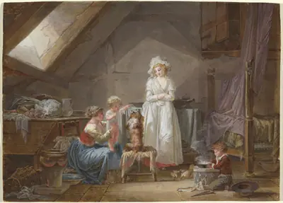 Young French Marquise in Exile in Lausanne