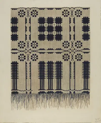 Handwoven Coverlet