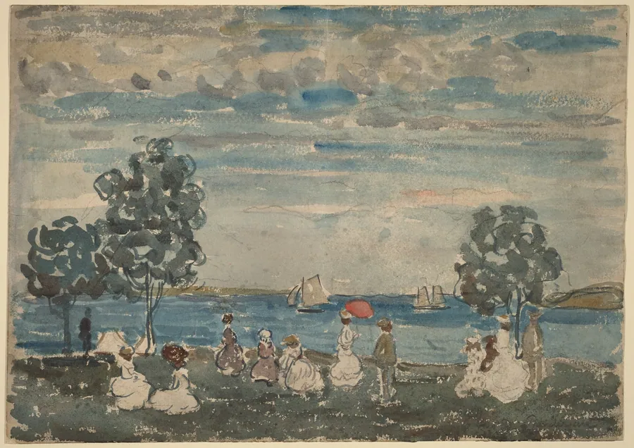 Figures on a Beach by Maurice Prendergast