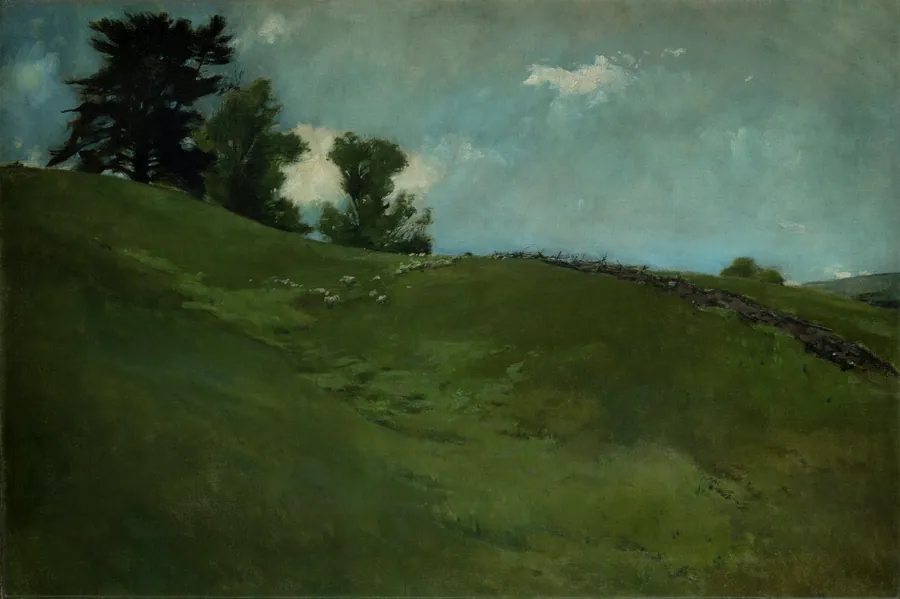 Landscape, Cornish, N.H. by John White Alexander, born Allegheny, PA 1856-died New York City 1915