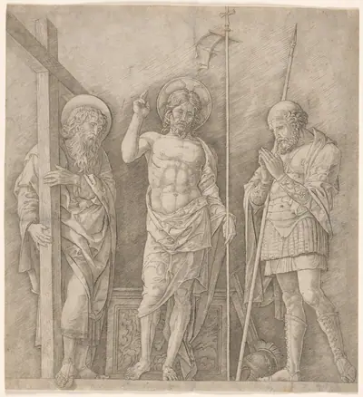 The Risen Christ Between Saints Andrew and Longinus