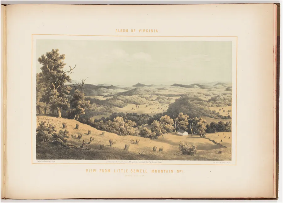 View from Little Sewell Mountain, No. 1 by Edward Beyer