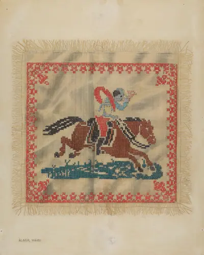 Cross-Stitch Antimacassar